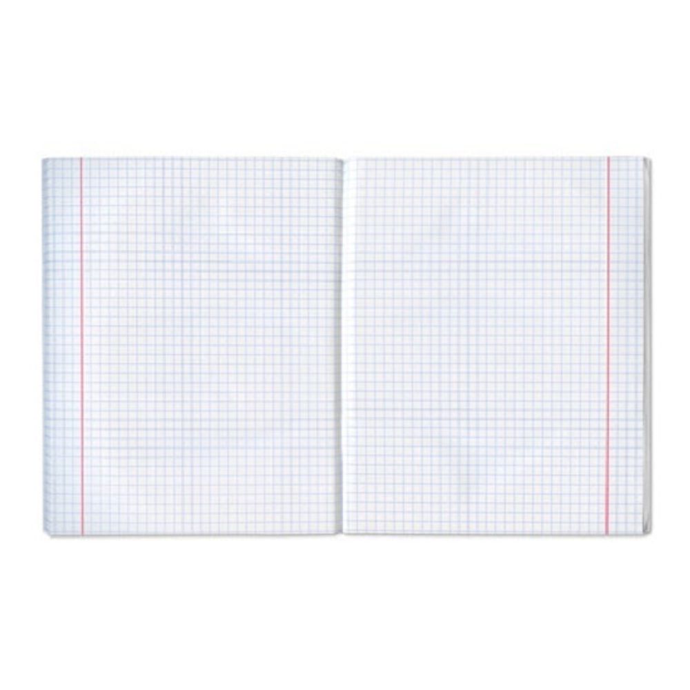 Тетрадь 96л, А5, бумвинил, клетка, Staff, зеленая