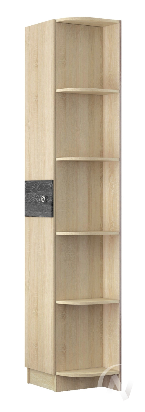 Шкаф торцевой Спальня Мадлен (дуб сонома/дуб шале серебро)