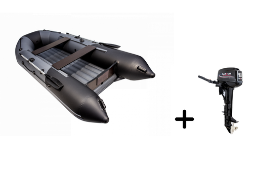 Таймень NX 3600 НДНД PRO графит + PARSUN T 9.8 BMS (комплект лодка + мотор)