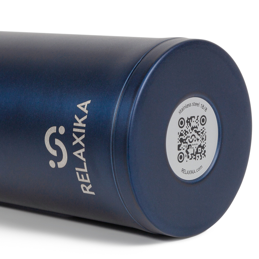 Термокружка Relaxika 701 (0,48 литра), синяя