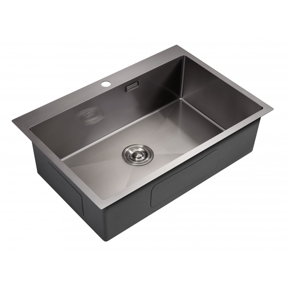 Мойка для кухни Milacio Denia 750 Steel MC.77509 сталь воронёная