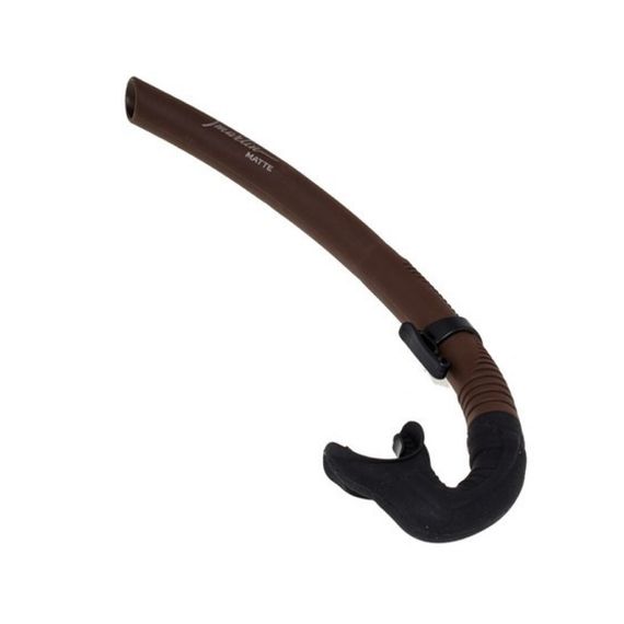 Трубка Marlin Matte коричневая для подводной охоты