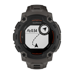 Спортивные часы Garmin Instinct E, 45 мм, силиконовый ремешок угольного цвета Чёрный безель. Ремешок с классической застёжкой — на запястье обхватом 132–213 мм