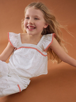 Топ и брюки в комплекте для девочки Next AB1-564, Белый