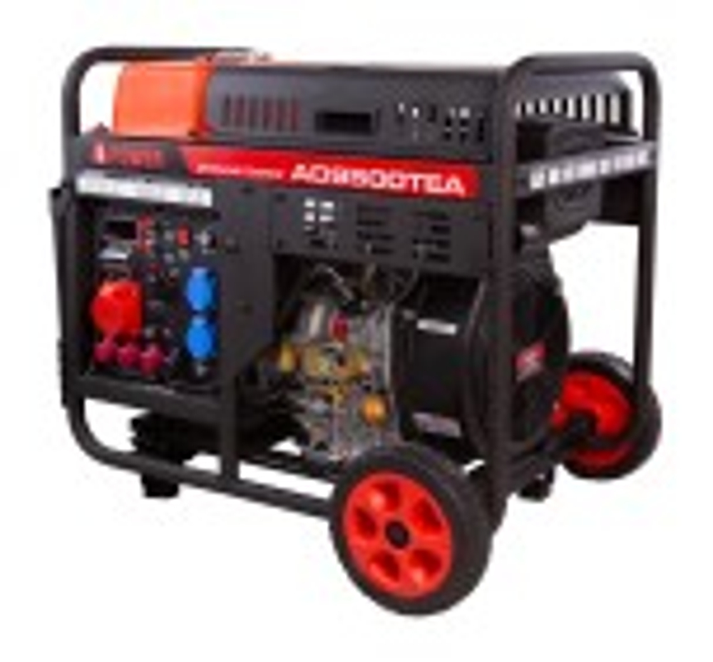 Электростанция дизельная с воздушным охлаждением A-iPOWER AD 9500ТEA открытая 20406