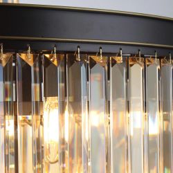 Citilux Мартин CL332152 Люстра хрустальная подвесная Шампань