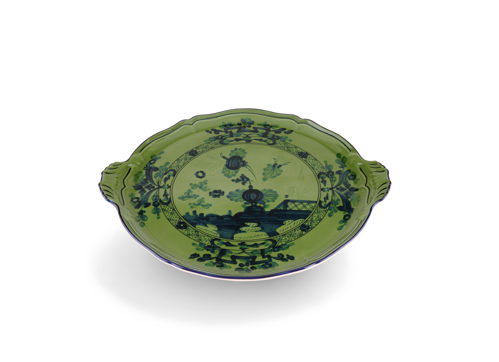 Тарелка для торта Richard Ginori Oriente Italiano Malachite (30.5 см)