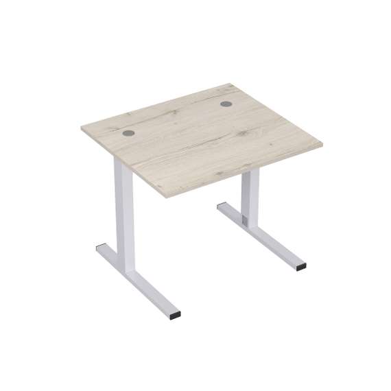 2MLK.087 Стол рабочий, прямолинейный с кабель-каналом (900*800*750)