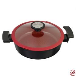 Жаровня со стеклянной крышкой Neoflam De Chef 2,7 л, 24 см (индукция)