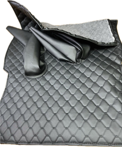 Коврик под рычаги КПП УАЗ 469, 3151 (чёрная нить Рубин)