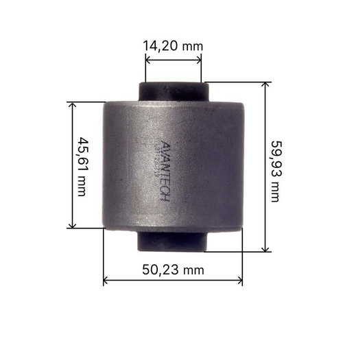 Сайлентблок заднего верхнего продольного рычага Avantech ASB0193