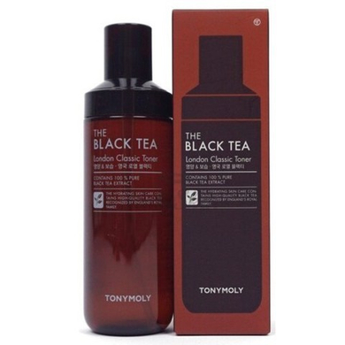 Tony Moly Тонер антивозрастной с чёрным чаем - The black tea london classic toner, 180мл