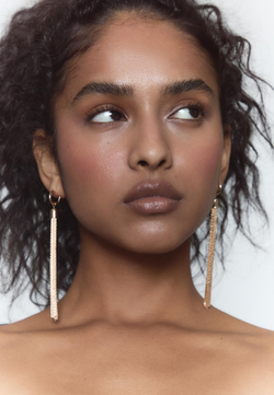 STRADIVARIUS Металлические серьги, золотой