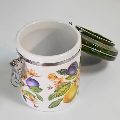 Банка 600мл круглая c клипсой "Дюшес" тм Appetite