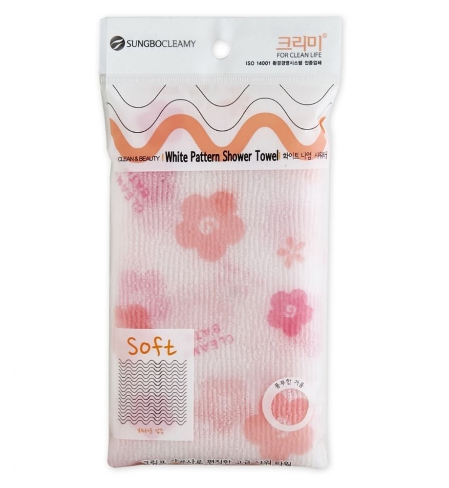 Sung bo Cleamy Clean&amp;Beauty Мочалка для душа (28х95) Noble Shower Towel