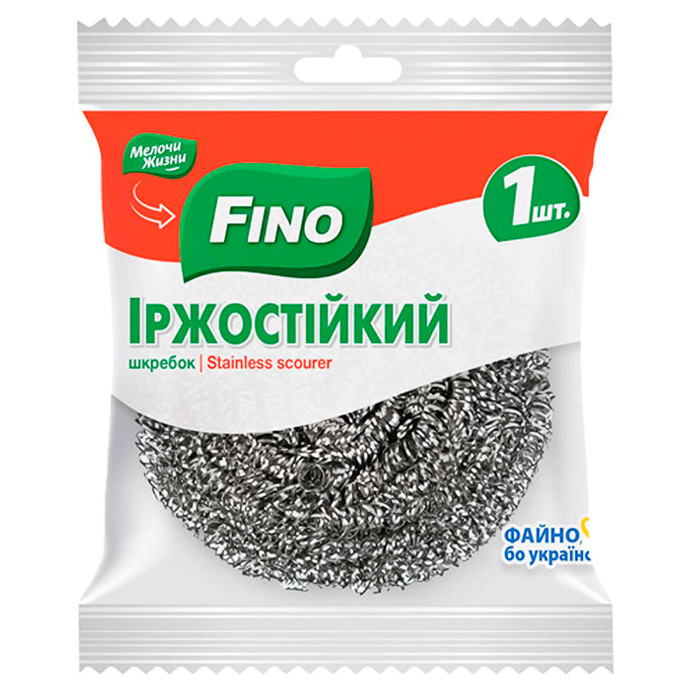Губка металлическая Fino спиральная (1 шт)