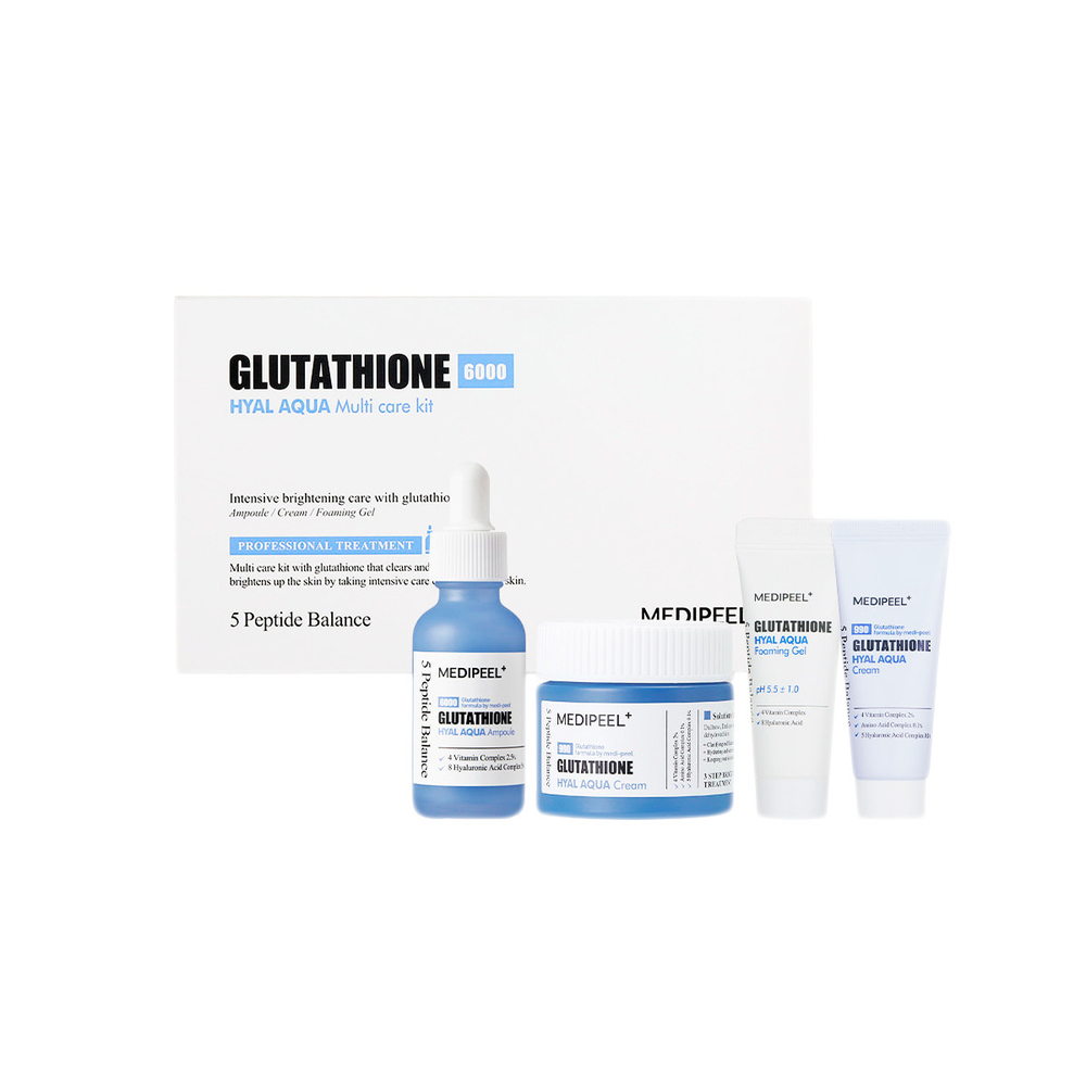 Увлажняющий набор с глутатионом и гиалуроновой кислотой Medi-Peel Glutathione Hyal Aqua Multi Care Kit