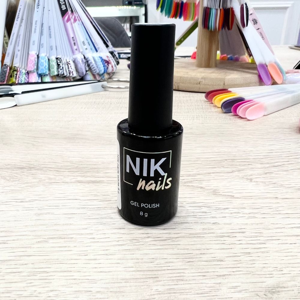 Гель-лак ТМ NIK nails white 8g.