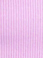 Шапка с ушками для девочки трикотажная на завязках