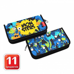 Пенал-книжка с наполнением 110x205x25мм Monsters (ErichKrause)