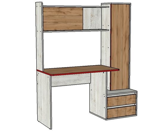 Стол письменный ЛАВОРО-9 правый