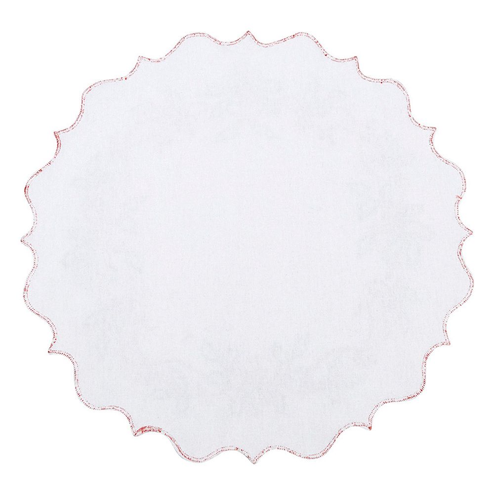 Набор из двух салфеток под приборы Festive wreath из коллекции New Year Essential, Ø38 см