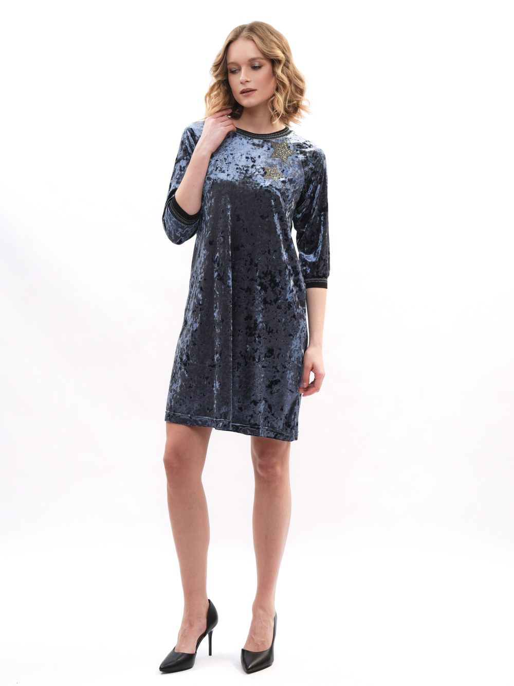 Платье женское бархатное