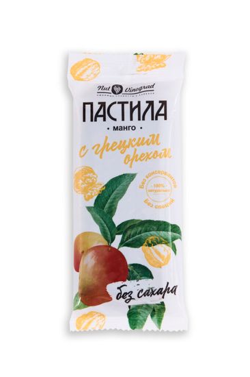 -Пастила с грецким орехом Манго, 50г