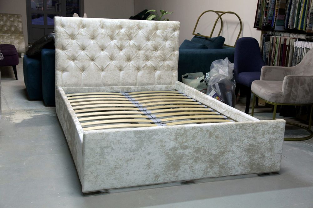 Кровать с изголовьем в Каретной стяжке – купить за 74 470 ₽ | Фабрика ...