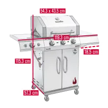 Газовый гриль Char-Broil Performance PRO 3S, 4 горелки