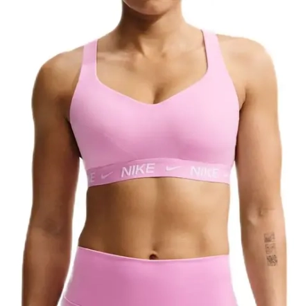 Теннисный бюстгальтер Nike Indy With Strong Support Padded Adjustable Sports - pink rise