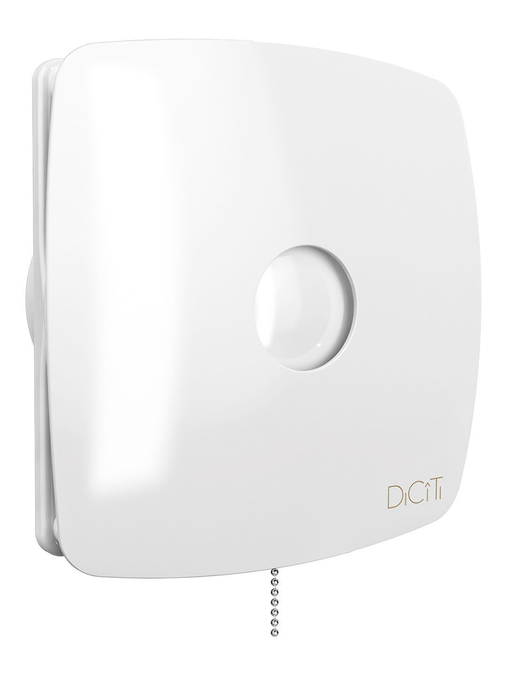 Вентилятор накладной RIO D100 обр.клапан тяг.выкл. DICITI