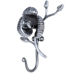 Настенный крючок Орхидея Джолли Айс Античное серебро