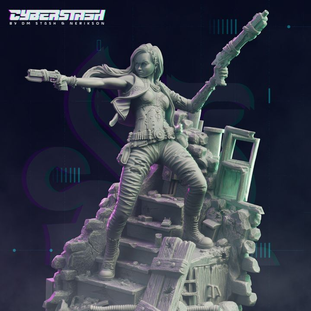 Миниатюры Киберпанк Cyberpunk 32мм 75мм