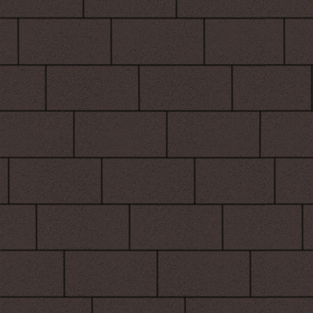 Тротуарная плитка ПРЯМОУГОЛЬНИК 300х150 мм - Стандарт Коричневый