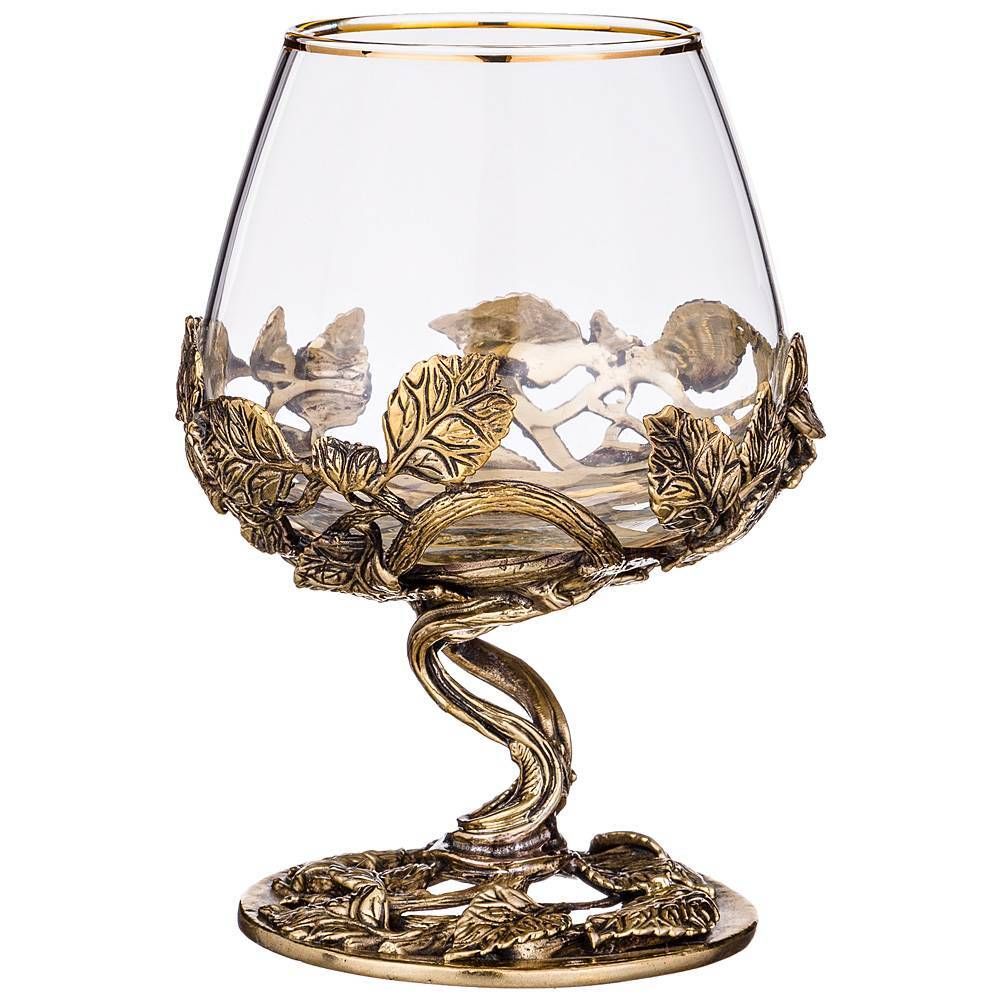 БОКАЛ ДЛЯ КОНЬЯКА "ЛИСТВА" 300 МЛ. (КОР=1ШТ.)