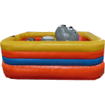 Коммерческий надувной батут "Кот на отдыхе"