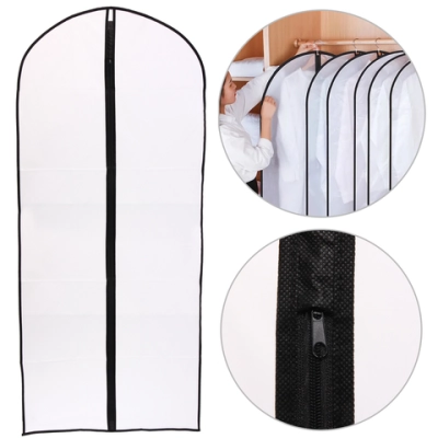 Чехол для одежды «ИДЕЯДОМА», цвет белый / чёрный, 60*140см (пакет)