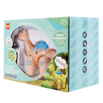 Конструктор магнитный Динозавр на бат. (свет, звук), коробка 6605