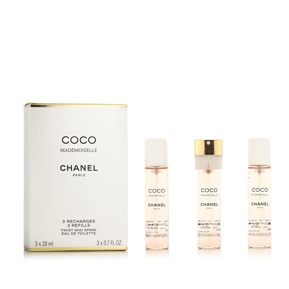 Chanel Coco Mademoiselle EDT Refill 2 x 20 ml + EDT Refill with spray 20 ml (woman) 60 ml