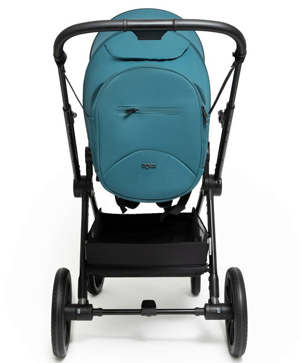Коляска Agex Life 3 в 1 с автокреслом i-Safe Black ALG528 Green (Зеленый)
