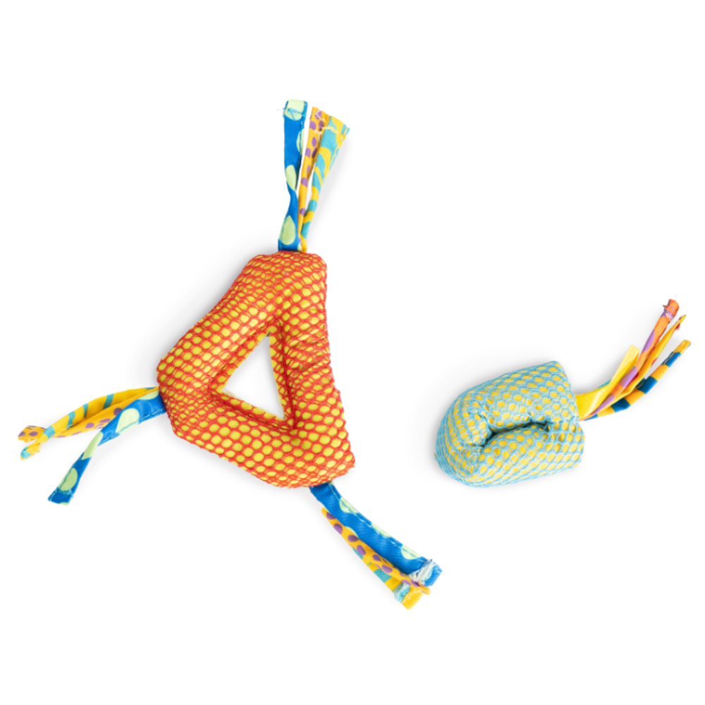 Игрушка catstages dental для кошек "мульти-жевалки" c кошачьей мятой, 2 шт в комплекте (34005)