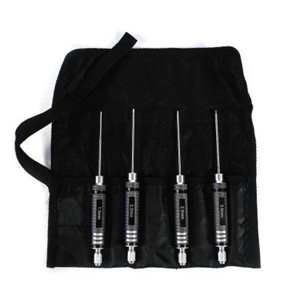 Набор шестигранных отверток TSPROF №4, в чехле