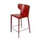 Стул полубарный Austin, кожа ретро-красный
