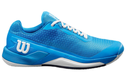 Теннисные кроссовки Wilson Rush Pro 4.0 Clay - french blue/white/navy blazer - White Blue