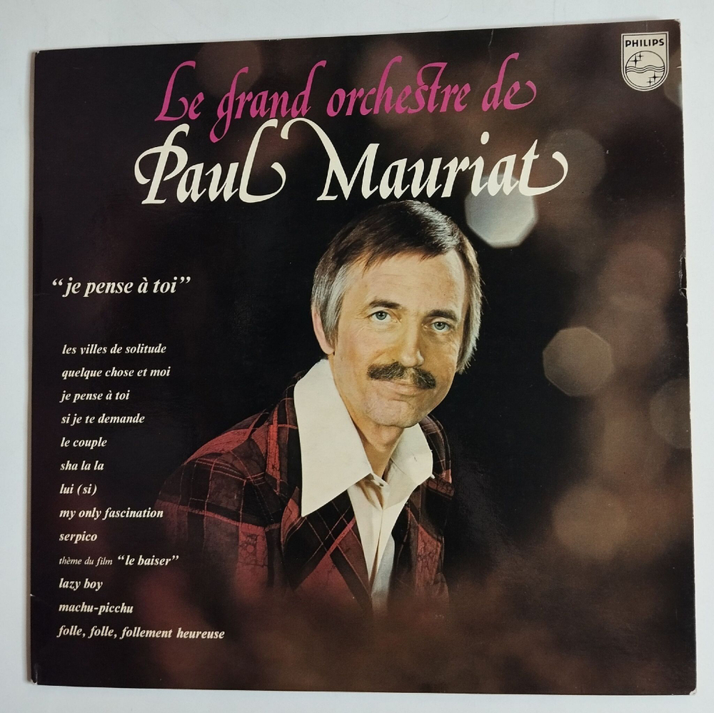 Винтажная виниловая пластинка LP Le Grand Orchestre De Paul Mauriat Je Pense A Toi (France 1974)