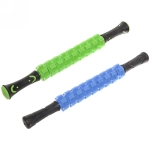 Массажер пластик «Скалка рельеф» 45*6 см, микс