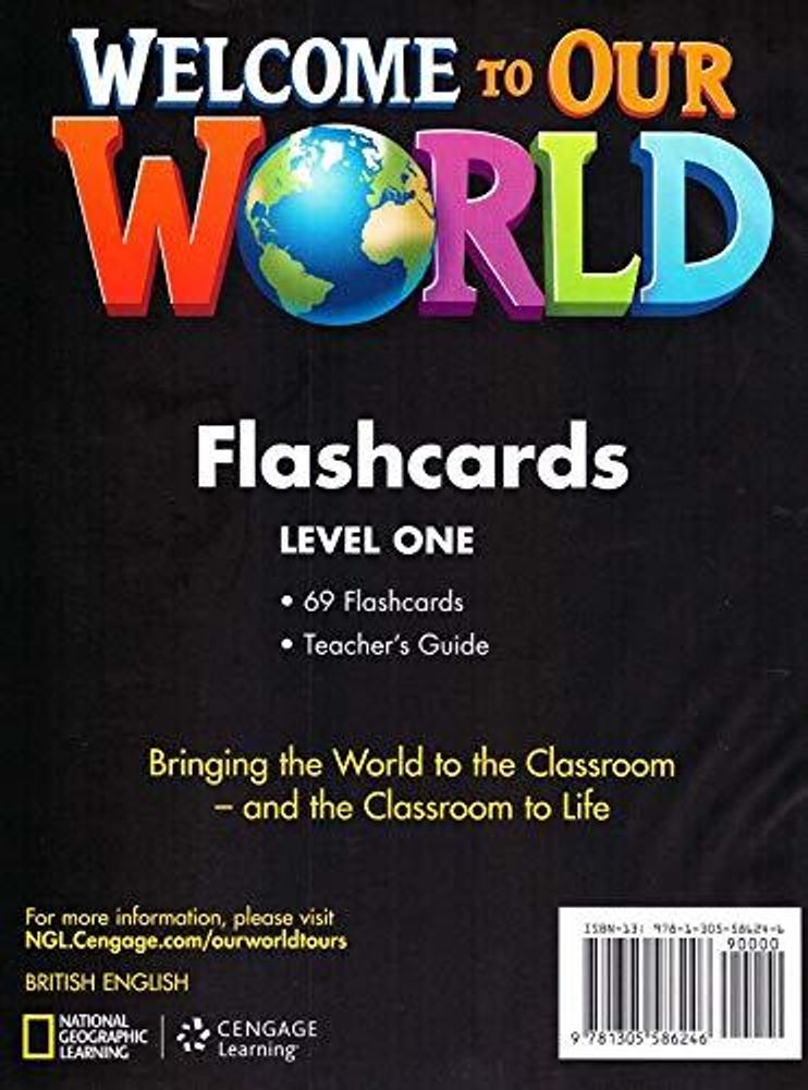 Welcome to Our World BrE 1 Flashcards Set