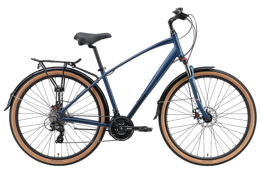 Велосипед 28" Stark'24 Touring 28.2 D р.18" темно синий матовый/черный