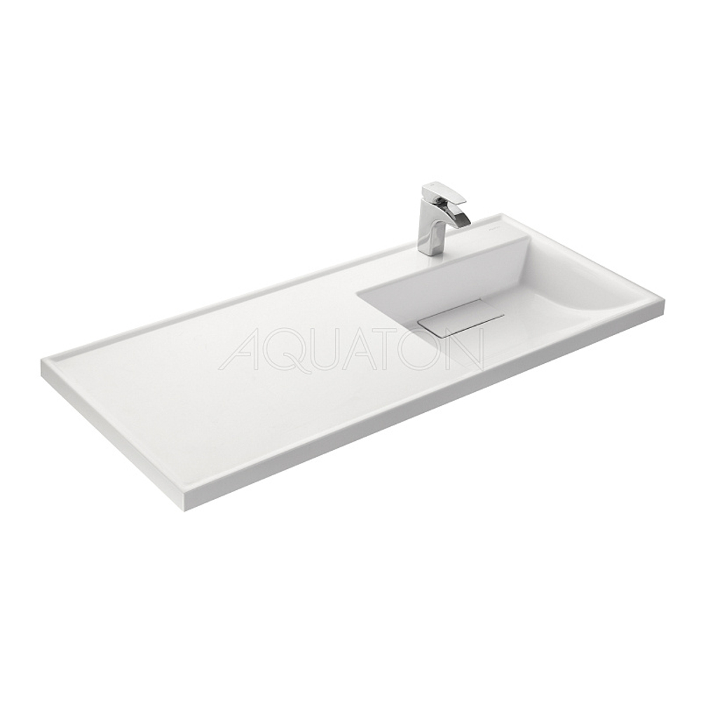 Раковина AQUATON Лондри 1200 белая, правая (1A72243KLH010)